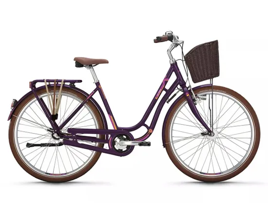 Vélo urbain Femme ANTIQA 5 Violet