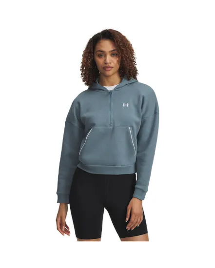 Sweat à capuche Femme RIVAL FLC PIPED HZ HOODIE Bleu