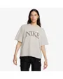 T-shirt Femme W NSW TEE CLASSICS BOXY Beige