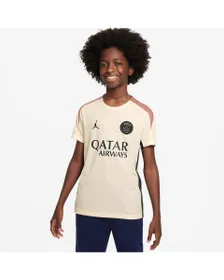 Maillot de football Enfant plus âgé PSG Y NK DF STRK SS TOP K3R Beige