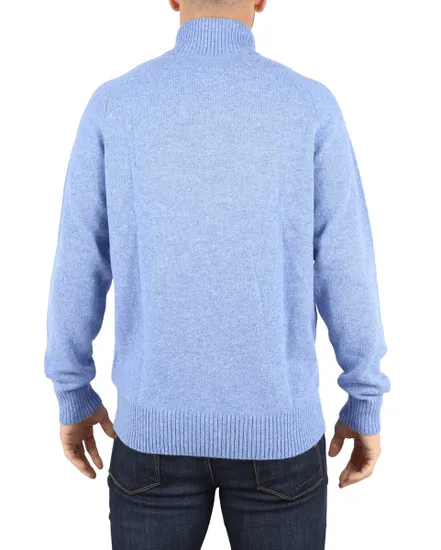 Pull Homme Lambswool Zip Mock