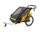 Remorque pour enfant 2 places CHARIOT SPORT Jaune