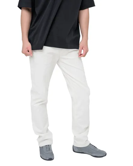 Jean Homme Denton Slim Straight Fit Blanc