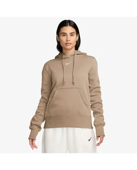 Sweat à capuche Femme W NSW PHNX FLC STD PO HOODIE Beige