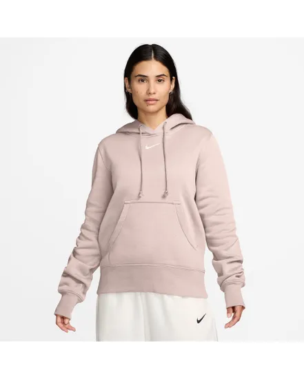 Sweat à capuche Femme W NSW PHNX FLC STD PO HOODIE Rose