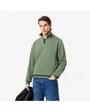 Sweat col zip Homme MEN S SWEATSHIRT FLEECE Vert