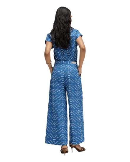 Pantalon Femme Chino Large Brodé