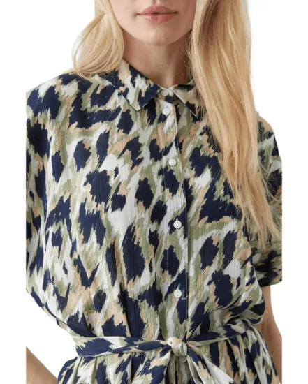 Robe Chemise Femme VMMENNY SS Calf Shirt Dress
