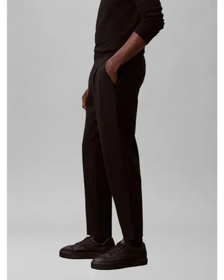Pantalon Homme SLIM TAPERED KNIT PLEATED PANT Noir