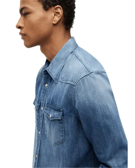 Chemise Denim Homme Western Regular