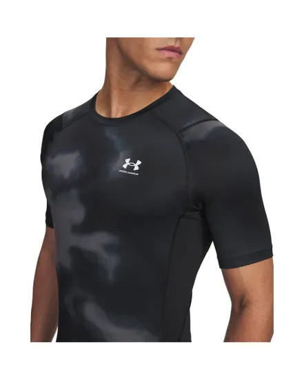 T-shirt Homme UA HG ARMOUR PRINTED SS Noir