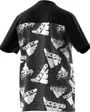 T-shirt manches courtes Homme M BL Q3 AOP T Noir