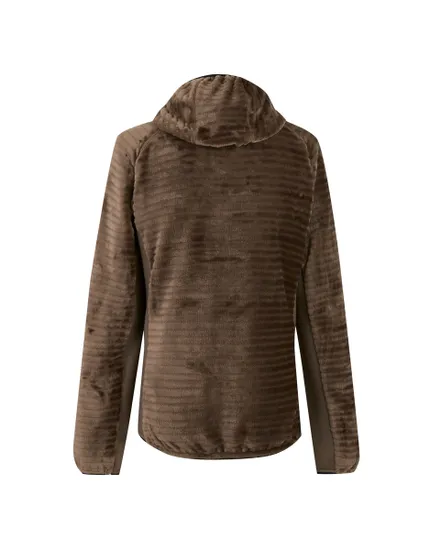 Polaire à capuche Femme ENDRA Marron