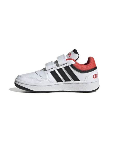 Chaussures basses Enfant HOOPS 3.0 CF C Blanc