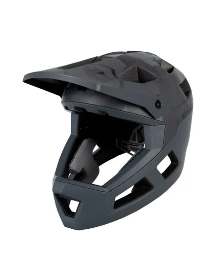 Casque VTT intégral Enfant SINGLETRACK Gris Camo