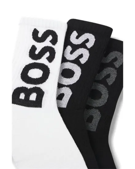 Lot de 3 paires de chaussettes Homme 3P QS RIB LOGO CC Multicolore