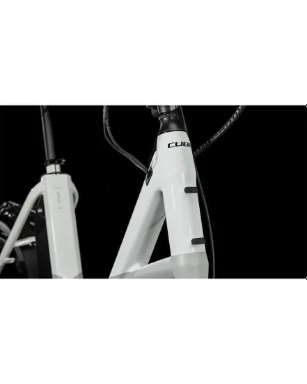 Vélo électrique urbain Unisexe COMPACT HYBRID 500 Blanc