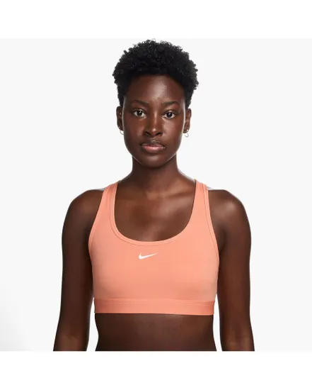 Brassière Femme W NK SWSH LGT SPT BRA Abricot