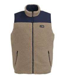 Veste sans manche Homme VESTE SANS MANCHES REVERSIBLE Beige