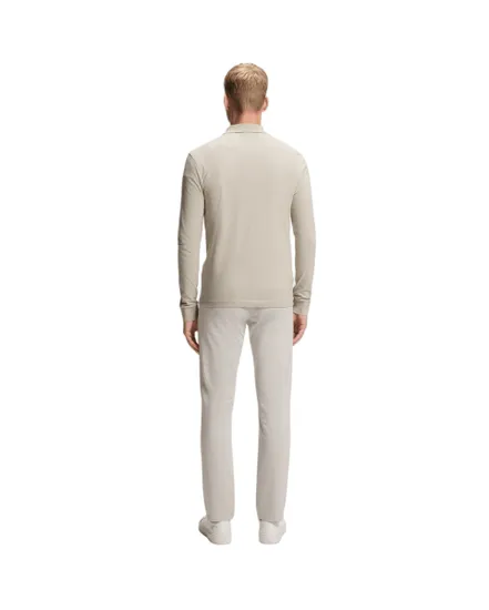Polo manches longues Homme PASSERBY Gris Clair