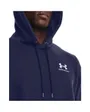 Sweat à capuche Homme UA ESSENTIAL FLEECE HOODIE Bleu