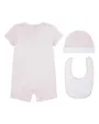 Ensemble 3 pces Bébé fille JHN JUMPMAN ROMPER 3PC SET Rose