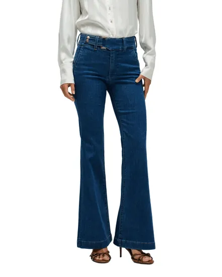 Pantalon Chino Femme Secret Flare Ceinture