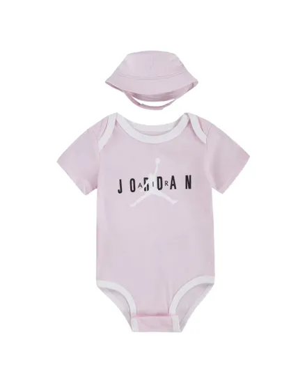 Ensemble body / chapeau Enfant HBR BUCKET HAT et BODYSUIT 2PC SET Rose