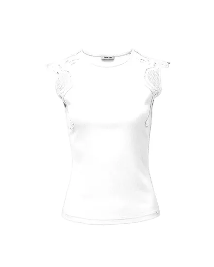 Top Femme Top Avec Application Dentelle