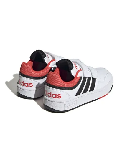 Chaussures basses Enfant HOOPS 3.0 CF C Blanc