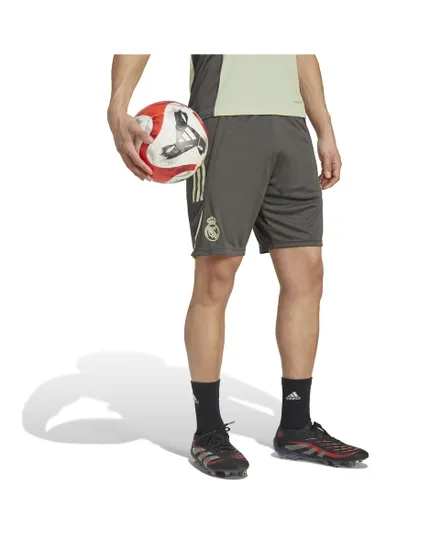 Short de football Homme REAL TR SHO Marron