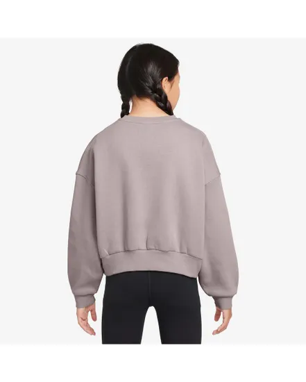Sweat Fille G NSW CLUB FLC BXY CRW LBR Violet
