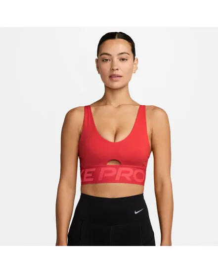 Brassière Femme W NP INDY PLUNGE BRA BOLD Rouge