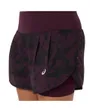 Short Femme ROAD ALL OVER PRINT 2-N-1 3.5IN SHORT Bordeaux