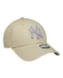 Casquette Femme 9FORTY Yankees Métallique