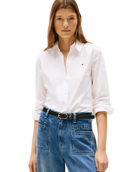Chemisier Femme COTTON STRETCH REGUL TH Blanc