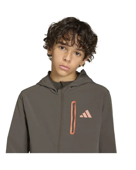 Veste zip à capuche Enfant B WV TT Vert