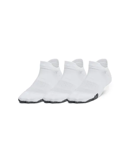 Lot de 3 paires de chaussettes Femme WOMENS UA BREATHE 3PK NS TAB Blanc