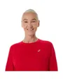 T-shirt manches longues Femme ASICS CORE LS TOP Rouge