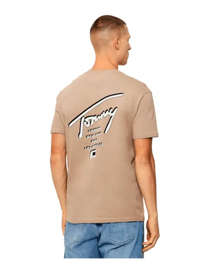 T-shirt col rond Homme REG SIGN CITY TEE EXT Taupe