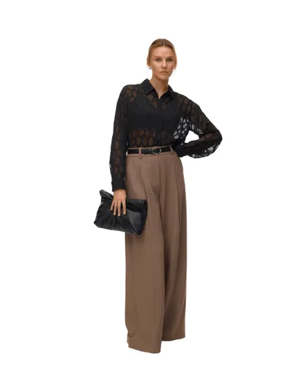 Chemise Femme Galileo L/S Shirt Wvn Btq Ga