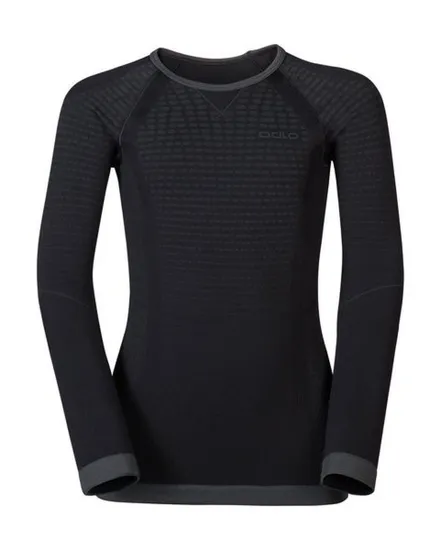 T-shirt manches longues Enfant BL TOP CREW NECK L/S PERFORMANCE WARM KI Noir