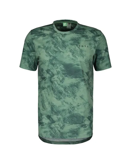 T-shirt manches courtes Homme DRI TIE DYE Vert