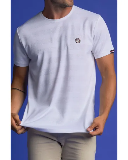 T-shirt manches courtes Homme TRICOLORE T-SHIRT MC Blanc