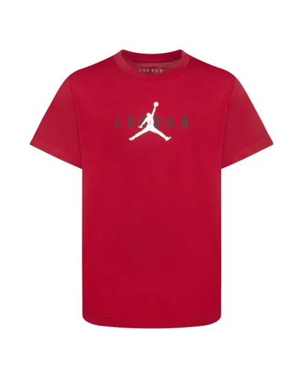 Tee-shirt MC Garçon JDB JUMPMAN SUSTAINABLE GRAPHI Rouge