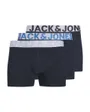 Lot de 3 boxers Homme JACCONOR SOLID TRUNKS 3 PACK Bleu
