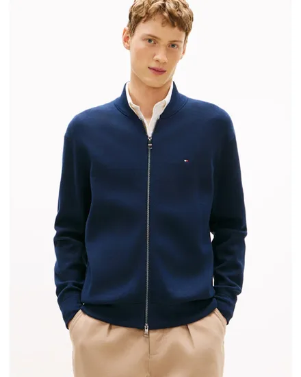 Gilet Homme FULL MILANO BASEBALL JACKET Bleu