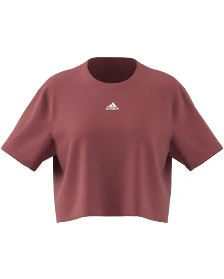 Tee shirt crop Femme W STDIO CROP T Bordeaux