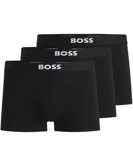 Lot de 3 boxers Homme TRUNK 3P BOSS ONE Noir