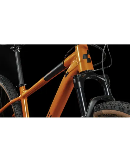 VTT semi rigide Unisexe ATTENTION Orange/Noir